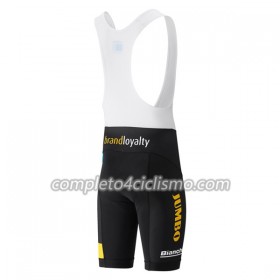 2018 LottoNL-Jumbo Pantaloncino con bretelle N001